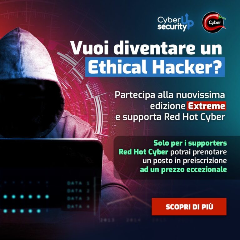 Corsi professionali ethical hacking