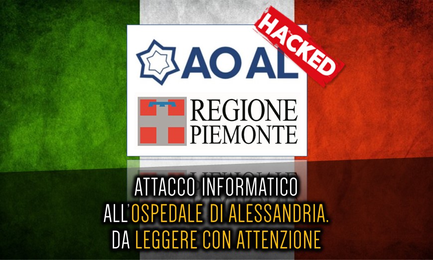 Attacco Hacker all'Azienda Ospedaliera Alessandria