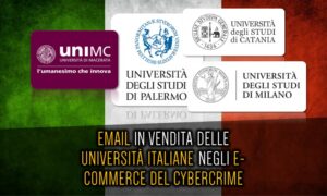 Vendita email nelle underground criminali