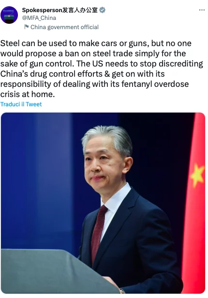 Cina ministero esteri