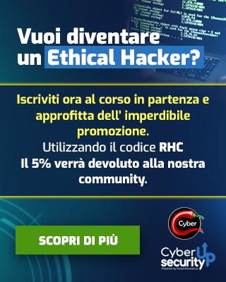 Segui i corsi di ethical hacking di CyberSecurityUP