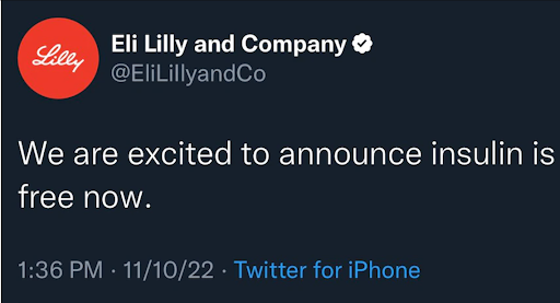 Eli Lilly and Company twitter trolls