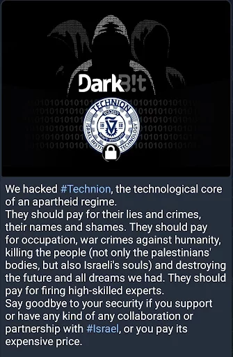 darkbit technion 2023