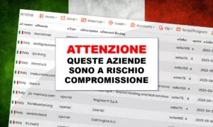 Aziende italiane a rischio compromissione. Occorre un reset immediato dei cPanel
