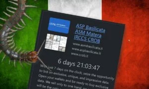 Attacco Informatico all’ASP Basilicata rivendicato da Rhysida. 15 bitcoin al miglior offerente per i dati sanitari online