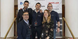 Demis Castagna CEO di DMXLAB assieme al Team di DMXLAB