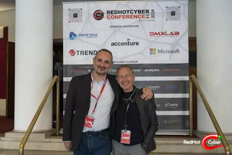 Massimiliano Brolli assieme ad Andrea Gioia Lomoro, Sceneggiatore e co-autore del fumetto Betti-RHC