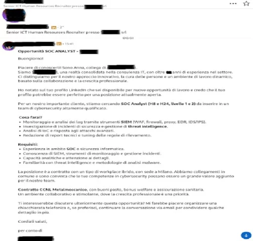 oc analyst cercasi attenzione offerte di lavoro