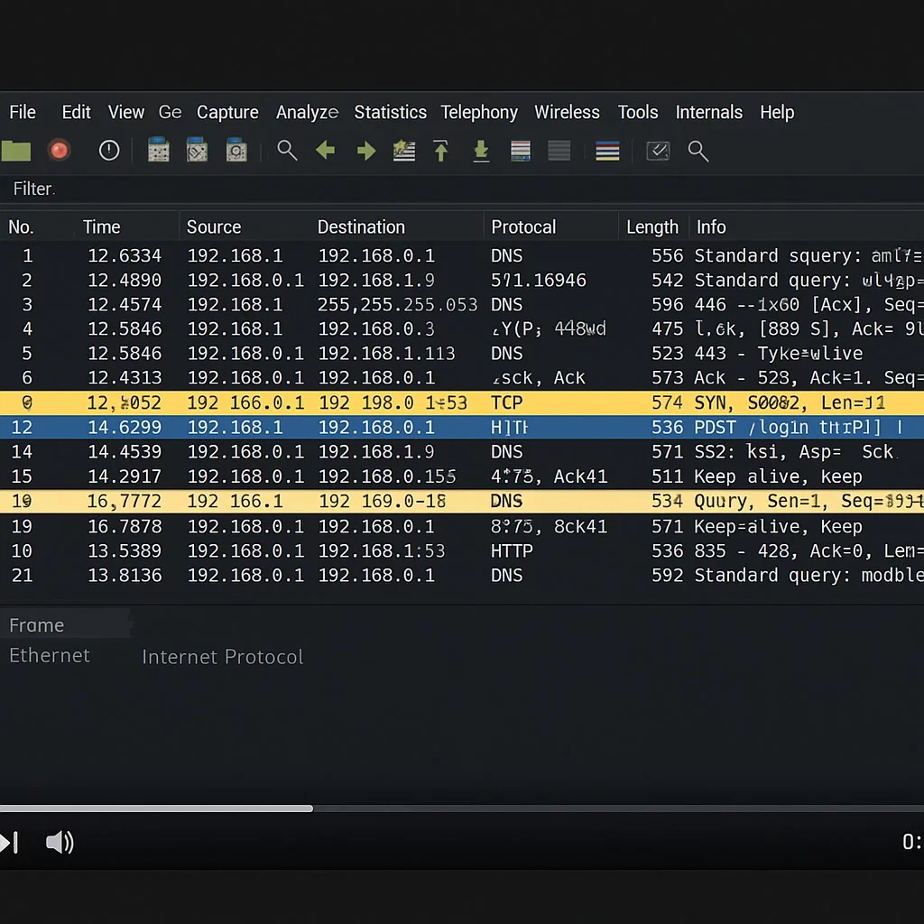 Analisi del traffico di rete con Wireshark