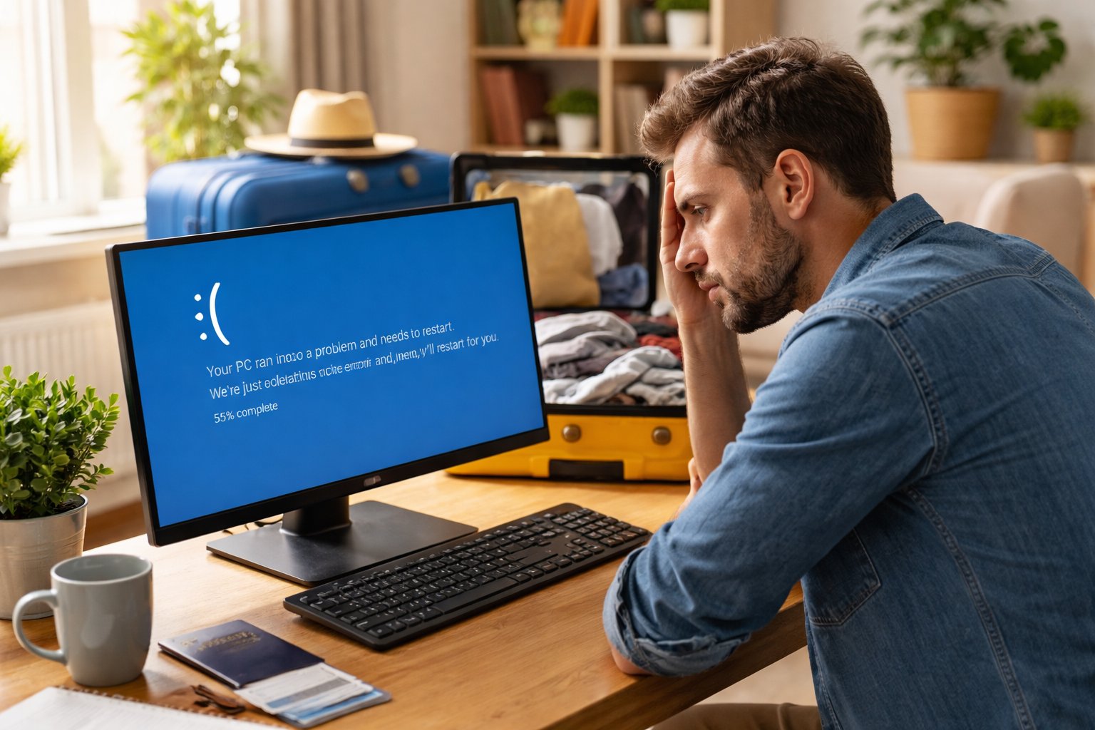 BSOD fake e phishing perfetto: così una mail Booking.com infetta i sistemi Windows