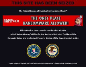 Colpo al cuore del cybercrime: RAMP messo offline. Il “tempio” del ransomware cade!