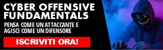 Corso di Ethical Hackng Cyber Offensive Fundamentals