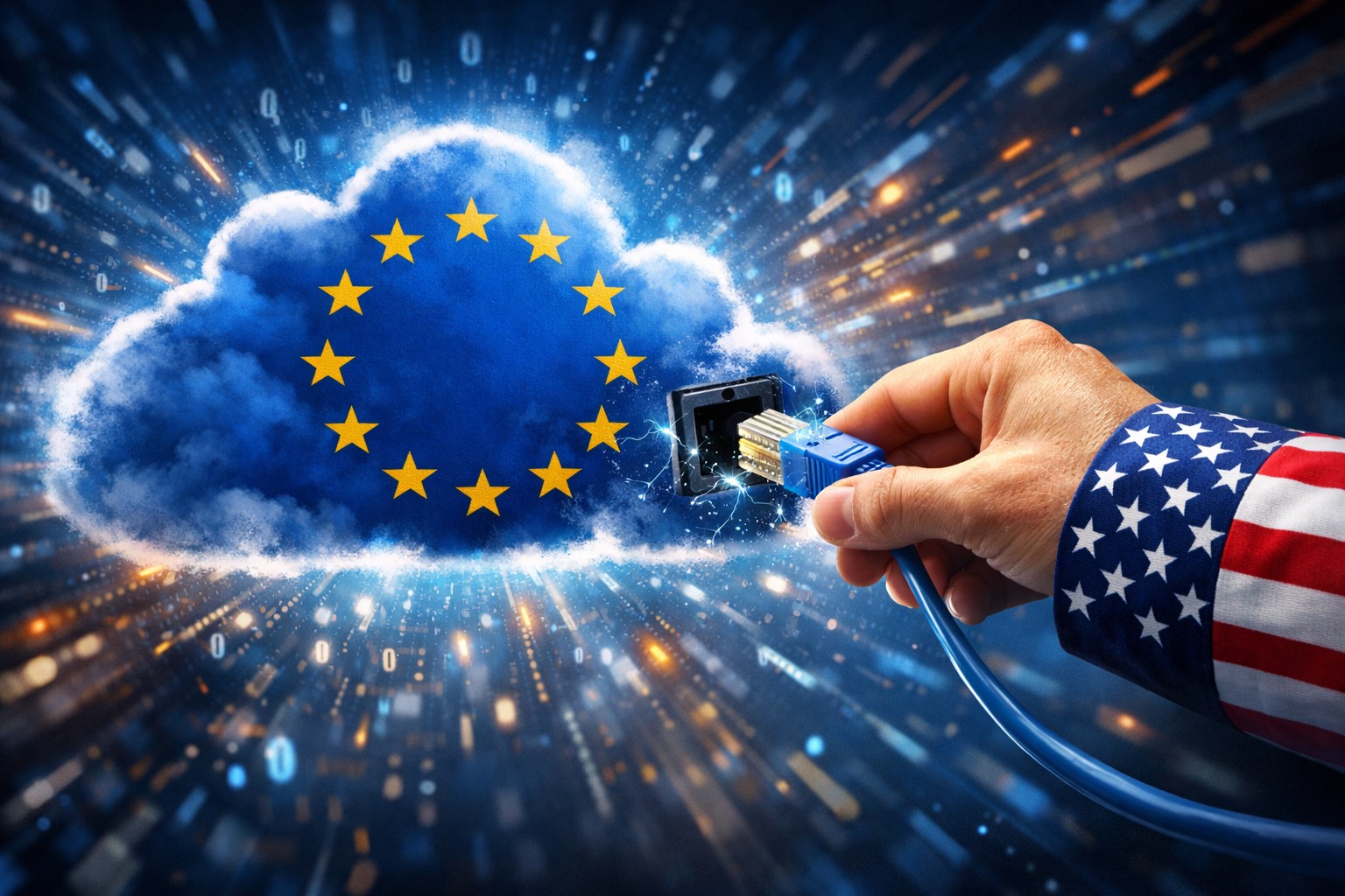 E se domani gli USA spegnessero il cloud?  L’UE non ha un piano e legifera pensando poco