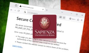 Attacco Hacker All’università La Sapienza. Quello che sappiamo ad oggi