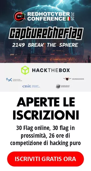 Iscriviti alla Capture The Flag della Red Hot Cyber Conference 2026