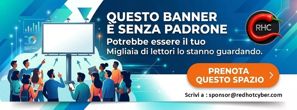 Acquista un banner su Red Hot Cyber