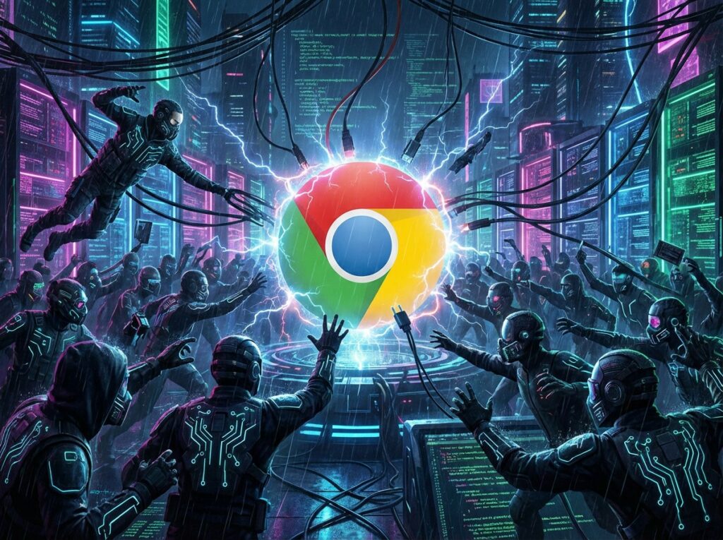 un gruppo di hacker criminali cercano di violare google chrome