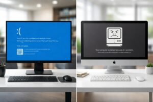 Windows vs macOS: il successo si basa su affidabilità, crash, sicurezza e durata nel tempo