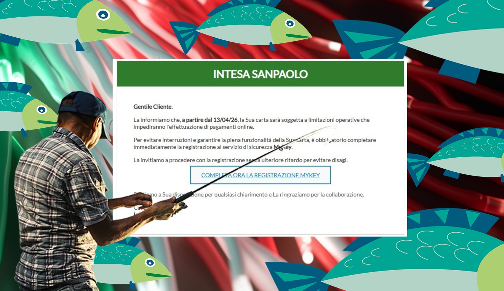 Campagna di Phishing a tema MyKey di Intesa Sanpaolo: facciamo Attenzione