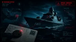 Una fregata olandese tracciata con un portachiavi da 5 euro!