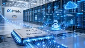 Meta e Amazon insieme per l’intelligenza artificiale: decine di milioni di core Graviton