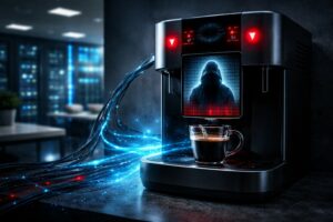 Una macchina del caffè ha causato un data breach: cosa è successo