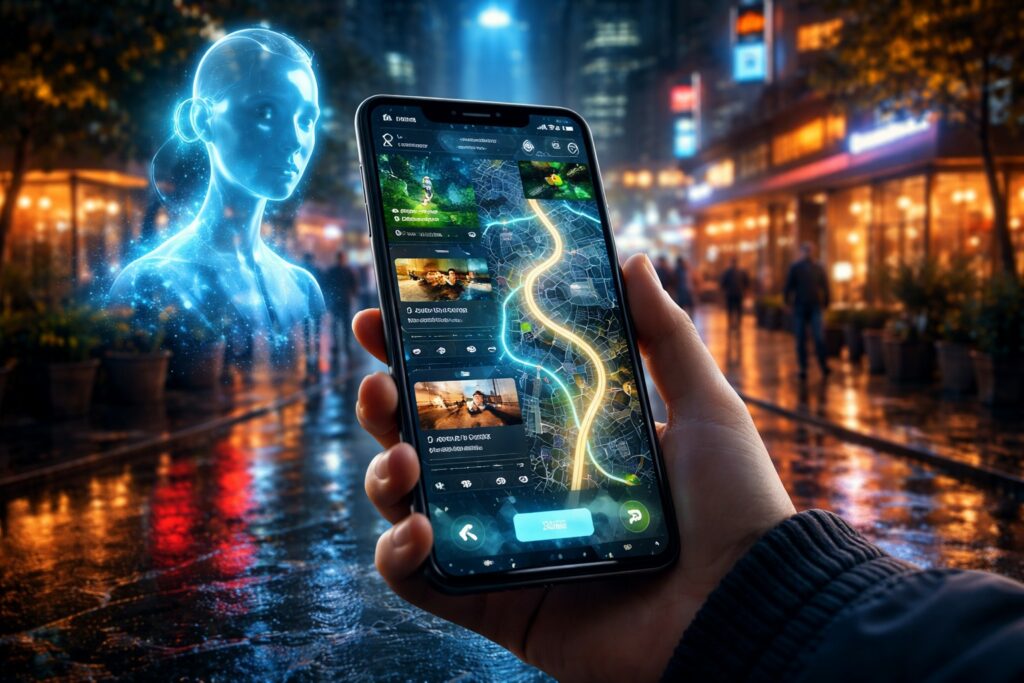 Un itinerario creato dall'intelligenza artificiale