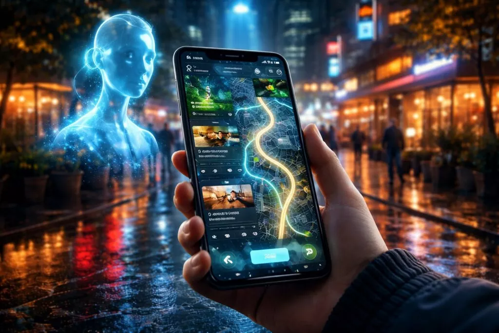 Un itinerario creato dall'intelligenza artificiale