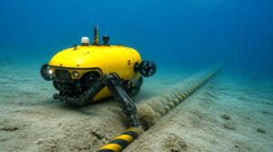 Cavi sottomarini: la Cina crea una Robot che interra i cavi nella sabbia