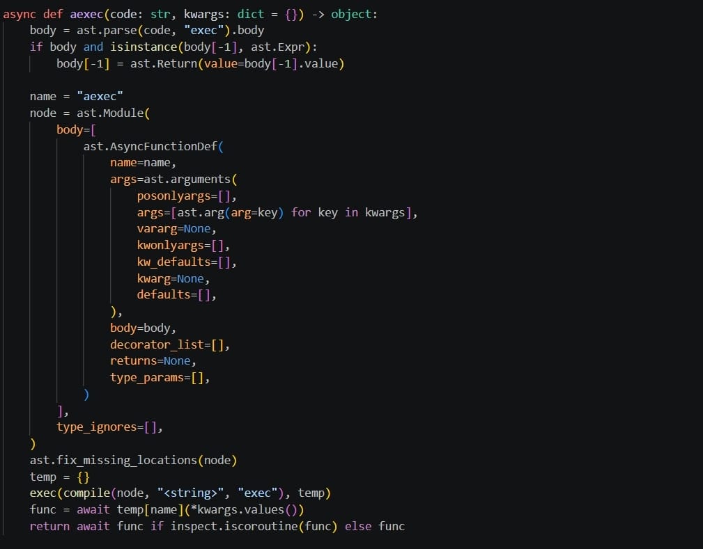 Pythonexec 5