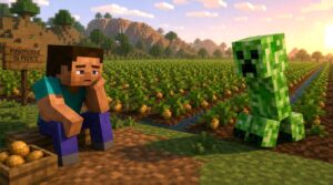 GPT-6 Astra è andato in depressione giocando a Minecraft: tutta colpa di un Creeper!