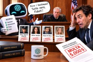 ChatGPT inventa testimoni e prove e l’avvocato porta in tribunale un processo “creativo”