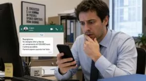 Il capo ti scrive su WhatsApp: «È un affare segreto». Ma dietro c’è una truffa da 626mila euro