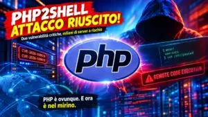 PHP2Shell è ora sfruttato in attacchi reali: ora inizia la vera caccia!